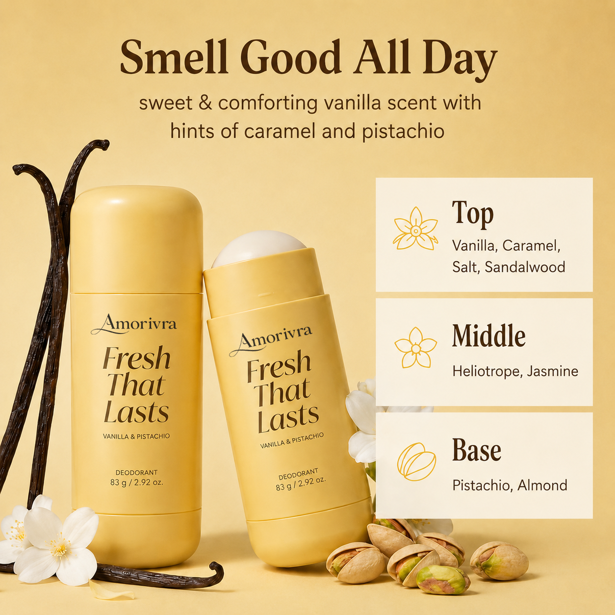 Amorivra® Skin Brightening Deodorant