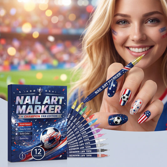 Amorivra™ 12-color fan-themed nail art brushes