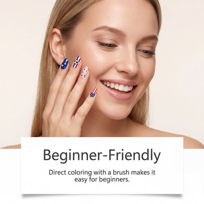 Amorivra™ 12-color fan-themed nail art brushes